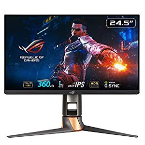 ASUS ゲーミングモニター 360Hz 24.5インチ モニター IPS FHD 1ms HDMI 2.0 DisplayPort 1.4 ヘッドホン出力 ROG SWIFT PG259QN(