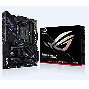 ASUSTek AMD X570 搭載 AM4 対応 マザーボード ROG CROSSHAIR VIII DARK HERO 【 ATX 】(中古品)