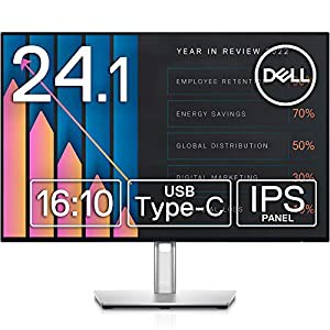 Dell U2421E 24.1インチ USB-Cハブモニター (3年間無輝点交換保証/WUXGA/IPS非光沢/USB-C・DP・HDMI/縦横回転・高さ調整/Rec.709