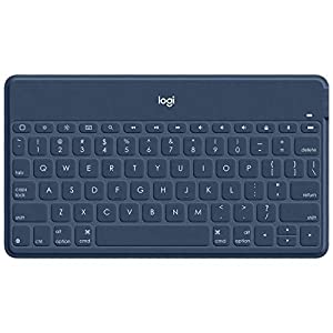 ロジクール KEYS-TO-GO iK1042CB 第9世代 対応 クラシックブルー ウルトラ ポータブル ワイヤレス キーボード 薄型 超軽量 iPhon