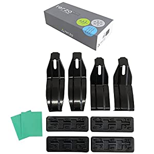 Terzo テルッツォ (by PIAA) ルーフキャリア ベースキャリア 車種別取付ホルダーセット 4個入 ブラック 【マツダ CX-8 KG2P.KG5P