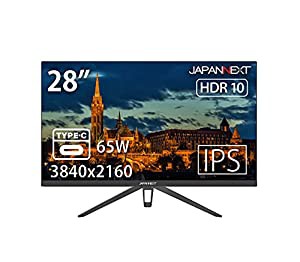 28型 IPS 4K液晶モニター USB Type-C(65W給電対応） JN-IPS28UHDRC65W(中古品)