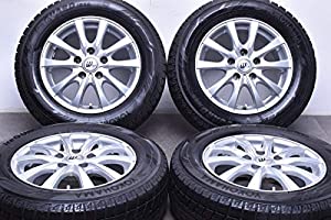 中古 スタッドレスタイヤホイール 4本セット 15インチ 6J ＋43 195/65R15 91Q TOPY 製ホイール A36680(中古品)