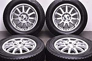中古 スタッドレスタイヤホイール 4本セット 15インチ 6J +47 195/65R15 91Q C-WORKS 製ホイール A36043(中古品)