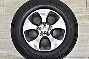 中古 タイヤホイール 1本セット 18インチ 7.5J +44.45 255/70R18 113S ジープ純正MOPAR製 ホイール A39871(中古品)