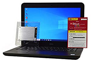 ノートパソコン 【Office搭載】 SSD 1TB (新 品 換 装) 2017年製 DELL Latitude 3380 第7世代 Core i5 7200U HD 13.3インチ 8GB/