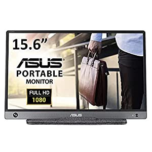 ASUS MB16AH モバイルモニター モバイルディスプレイ 15.6インチ/IPS/フルHD/PS4・Switch・PC・スマホ対応/薄さ9mm・軽量730g/US