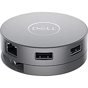 Dell DA310 USB-C モバイルアダプター 7-in-1 Type Cノートパソコン対応 ドックとアダプター グレー(中古品)