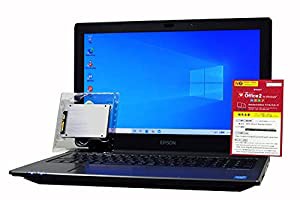 ノートパソコン 【Office搭載】 SSD 512GB (新 品 換 装) EPSON Endeavor NJ3900E 第4世代 Celeron 2950M HD 15.6インチ 16GB/51