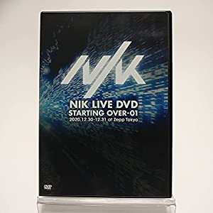 NIK LIVE DVD STARTING OVER -01 2020.12.30-12.31 at ZeppTokyo [DVD](中古品)
