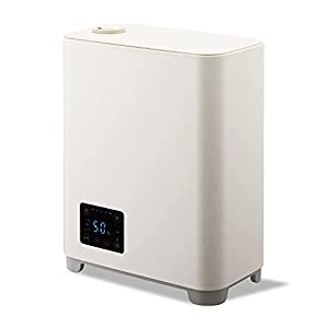 ドウシシャ 加湿器 ハイブリッド式 カンタン給水 湿度表示 加湿量500ml (木造和室8.5畳/プレハブ洋室14畳まで) タンク容量4.0L