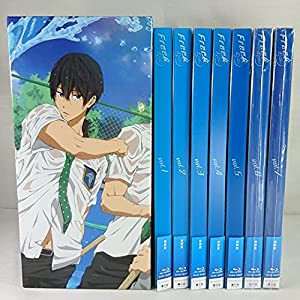 ツタヤBOX付 2本 特典全付 初回版 [全7巻セット]Free!- 2期 Eternal Summer-1〜7(Blu-ray Disc) DVD可(中古品)