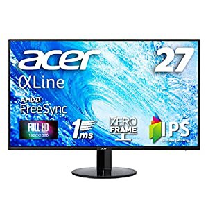 日本エイサー Acer ディスプレイ SA271bmix 27型ワイド IPS 非光沢 1920×1080 フルHD 1ms(VRB) 75Hz HDMI AMD FreeSync スピー