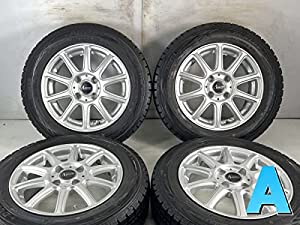【中古スタッドレスタイヤ】4本セット ダンロップ ウィンターマックス WM01 165/70R14 / ARREEST 14x5.5 45 100-4穴 アクアに！