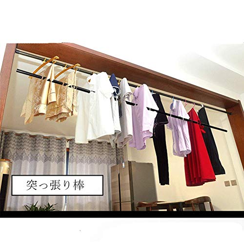 長いサイズ cmブラックアップグレード版ステンレ突ぱり強力ステンレスポール 突っ張り棒 強力太タイプのつっぱり棒 シャワーカーテの通販はau Pay マーケット Cente