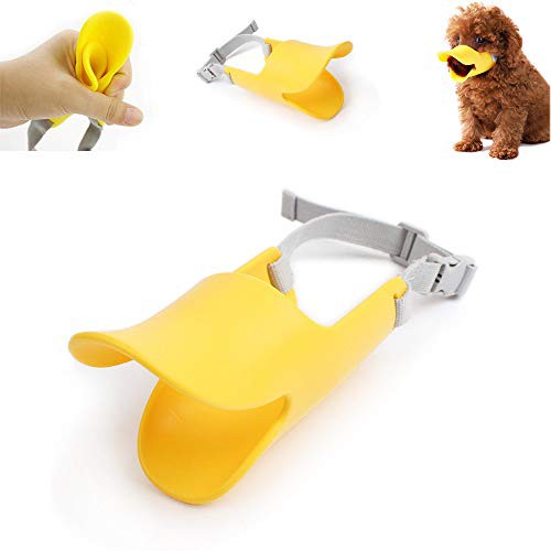 Pet Love口輪 小型犬ペット用 アヒル口の形口輪 犬用無駄吠え 拾い食い 噛みつき しつけ 家具破壊防止 キズ舐め止め 口輪 イエローs の通販はau Pay マーケット オリエントショップ