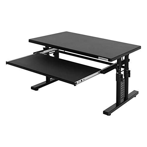 Bauhutte( バウヒュッテ ) ローデスク 昇降式 ゲーミングデスク ロータイプ ( 幅 70 * 奥行 45 高さ 39-49 cm ) ブラック BHD-700L