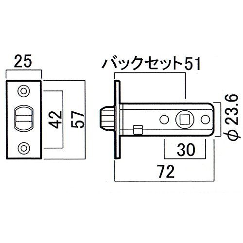 川口技研 ドアノブ 室内錠ALシリーズ 箱入り サテンゴールド AL-32-4K13-SG