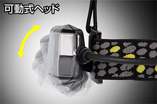 GENTOS(ジェントス) LED ヘッドライト USB充電式 【明るさ450