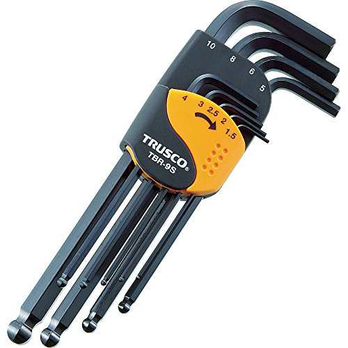 TRUSCO(トラスコ) ボールポイント六角棒レンチセット(標準タイプ)16本入 TBR-16Sの通販は