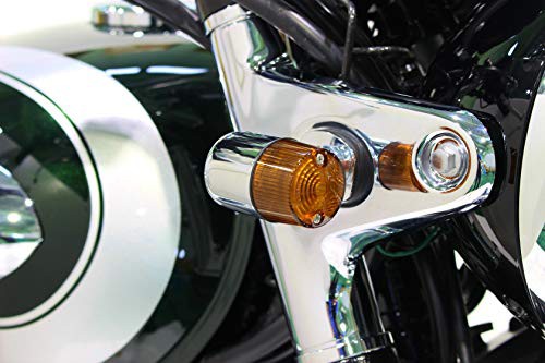 ポッシュ(POSH) バイク用品 ウインカーキット 71タイプウインカーキット W800(2020年モデル対応) メッキボディ/オレンジレンズ 043191-53