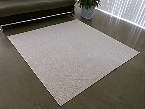 カーペット ラグマット 抗菌 日本製 江戸間 4.5畳サイズ 261*261cm 折りたたみカーペット アイボリー AM2