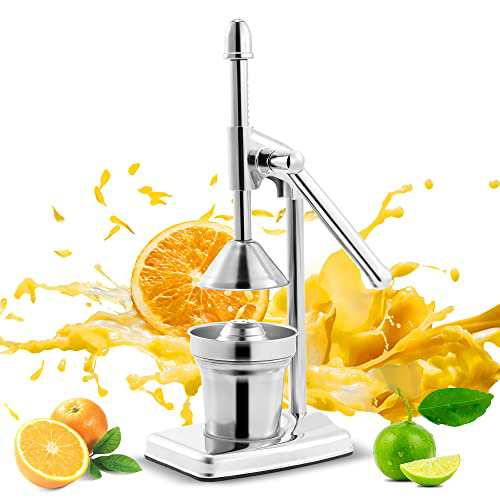 Spolehli 家庭用 ハンドジューサー 手動 ジューサー カップ/交換ギア2個付き オレンジ/レモン絞り器 軽量 304ステンレス鋼の通販は