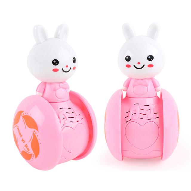 子供うさぎロボット音楽タンブラー親子インタラクティブ玩具早期教育用