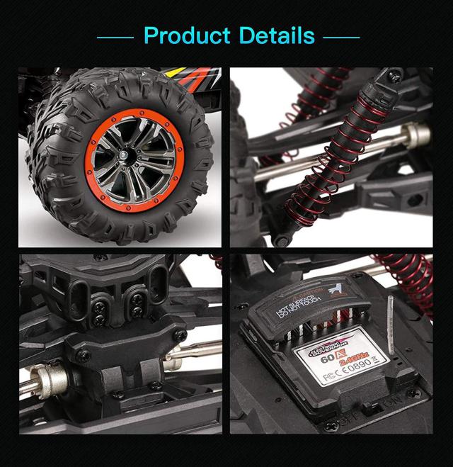 4WDリモートコントロールビークル1:10大型フット46km高速ドリフトカー玩具 4WDリモートコントロールビークル1:10大型フット46km高速ドリフトカー玩具