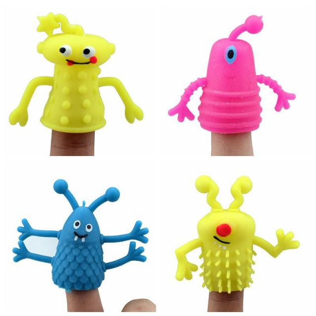 かわいい式ペンキャップおもちゃで4本/セット指人形セットの通販