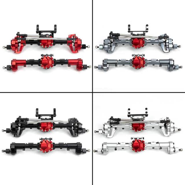 CNC 金属ドア ブリッジ車軸アセンブリ アップグレード修正パーツ互換性 1/10 シミュレーション登山車 Scx10