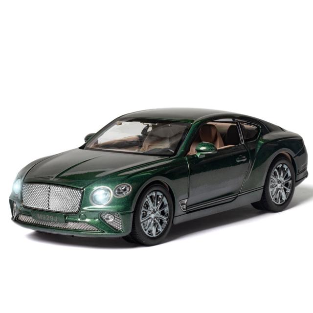 【20%off＊連休限定】ランボ＆ベントレー　２台セット ベントレーのサウンドライトドアオープンモデルで1:24合金車の