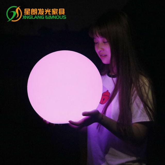 IP65 LEDリモートコントロールカラフルボールライトナイトライト