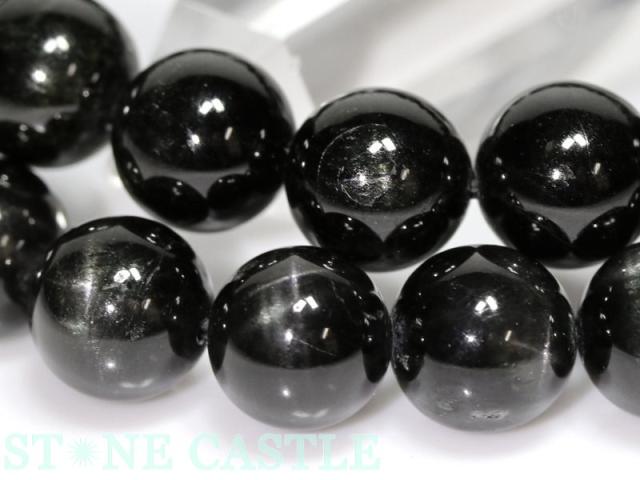 ☆高品質☆【天然石 ブレスレット】ブラックスター (最高級) (約10〜10.5mm) (ケース付) 母の日 ギフトの通販は