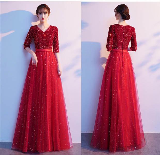 レビュー投稿で+5%還元】パーティードレス ロングドレス エレガント