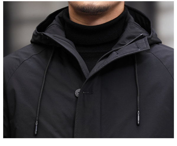 ダウンコート フード付き メンズ ビジネス 極暖 ダウンジャケット