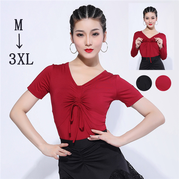 レビュー投稿で+5%還元】社交ダンス トップス ダンスウェア 半袖 袖