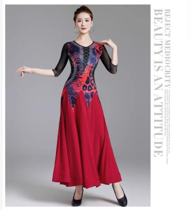 2way 社交ダンスドレス 社交ダンス モダンドレス レッド グリーン