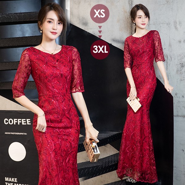 【レビュー投稿で+5%還元】ドレス 大人 ピアノ 発表会 ロングドレス マーメイドライン 演奏会 結婚式 母親 パーティードレス ワンピース フォーマルドレス イブニングドレス 30代 40代 50代 大きめ 大人 袖あり 成人式 同窓会 お呼ばれ 演奏会用ドレス 披露宴 二次会