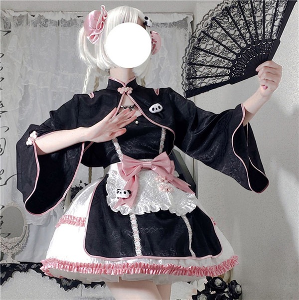 【レビュー投稿で+5%還元】ロリータ風ワンピ 森ガール ゴスロリ 女子中高生 ゴスロリ ワンピース かわいい ミディアム丈 レディース 春秋ワンピース 長袖 可愛いロリータワンピース 長袖 ハロウィン コスプレ衣装　 衣装 S/M/L 可愛い 姫様