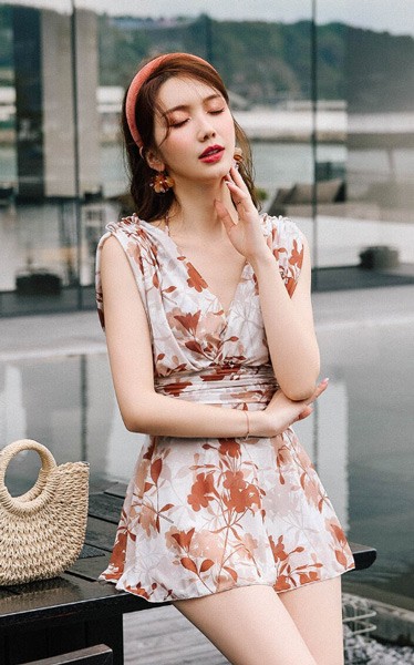 レビュー投稿で+5%還元】ワンピース 水着 レディース 体型カバー