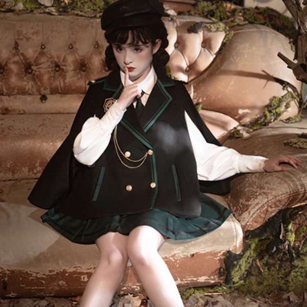 【レビュー投稿で+5%還元】天使と悪魔 サブカル系 セットアップ スリーピース 魔法学園 制服 ロリータ コンカフェ衣装 舞台衣装 イベント  コスプレ ロリータ ゴスロリ パーティー 発表会 可愛い  Lolita ワンピース ハロウィンコスチューム S M L レビュー投稿で+5%還元】天使と悪魔 サブカル系 セットアップ