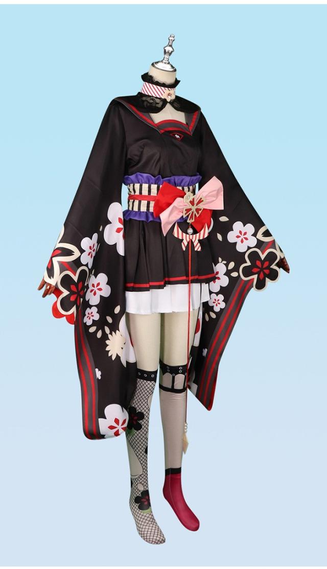 ブルーアーカイブ  -Blue Archive-  ブルアカ 狐坂ワカモ コスプレ衣装 イベント ゲーム 変装 ウィッグ 追加可 aa008lclcm6