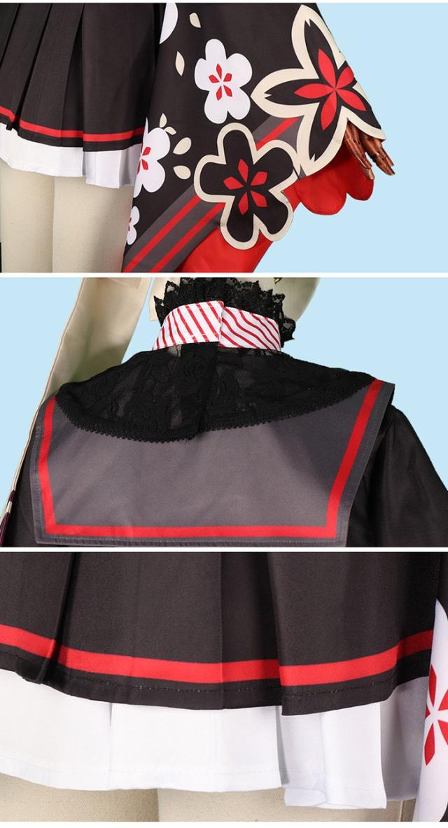 ブルーアーカイブ  -Blue Archive-  ブルアカ 狐坂ワカモ コスプレ衣装 イベント ゲーム 変装 ウィッグ 追加可 aa008lclcm6