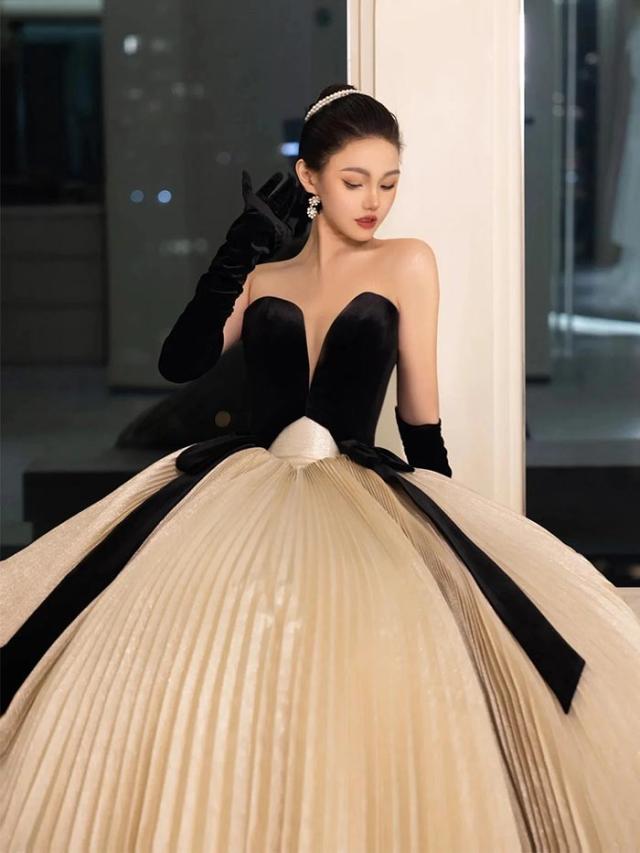 パーティードレス ロングドレス ピアノ 発表会 演奏会 ビスチェ ドレス