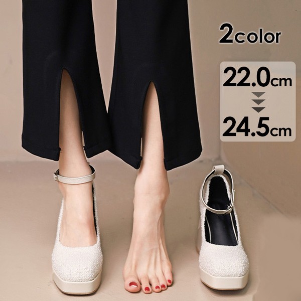 【レビュー投稿で+5%還元】厚底 パンプス ワンストラップ 春秋 2colors 太めヒール ヒールパンプス フォーマル 大人 春物 レディース シューズ 女の子 おしゃれ 日常 イベント 美脚 小さいサイズ 大きいサイズ オレンジ ホワイト di020m3m3q3の通販は 6,180円