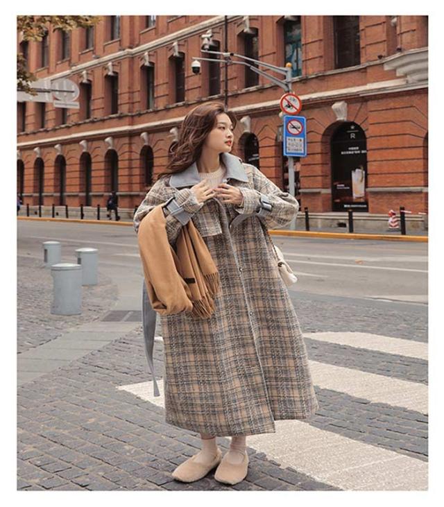 チェスターコート レディース 冬 チェック柄 ロングコート アウター