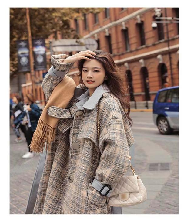 チェスターコート レディース 冬 チェック柄 ロングコート アウター