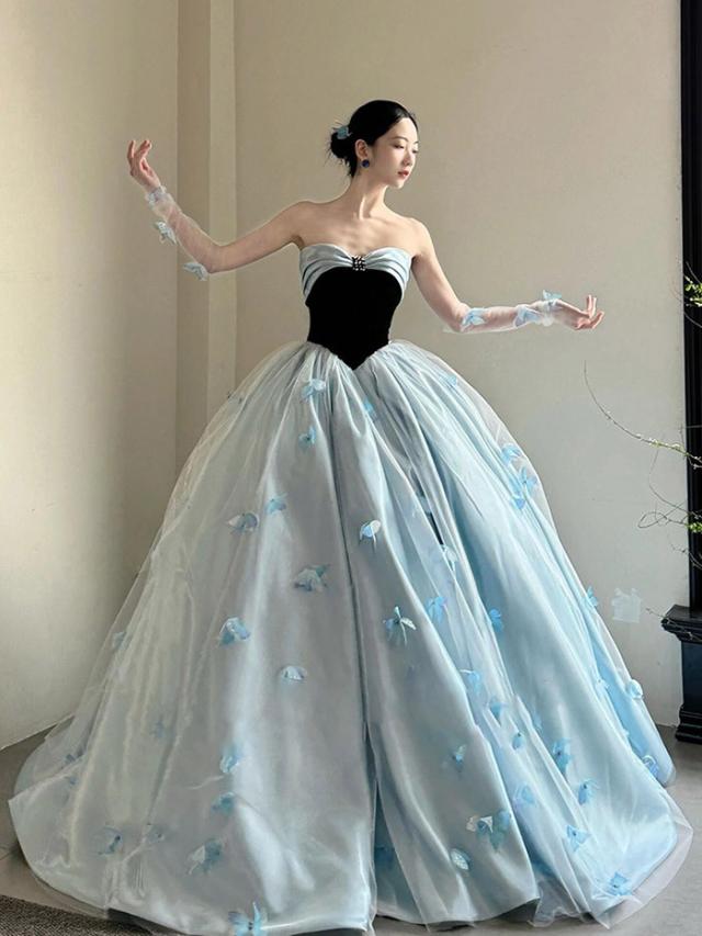 ドレス ビッグリボン 大人 ピアノ 発表会 ロングドレス 演奏会 フリル