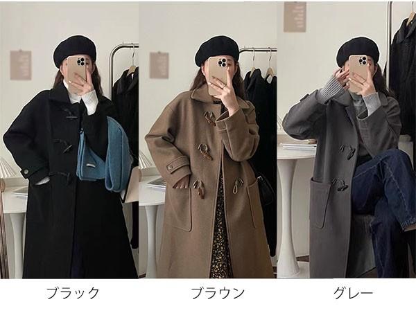 レビュー投稿で+5%還元】ダッフルコート レディース ミディアムコート